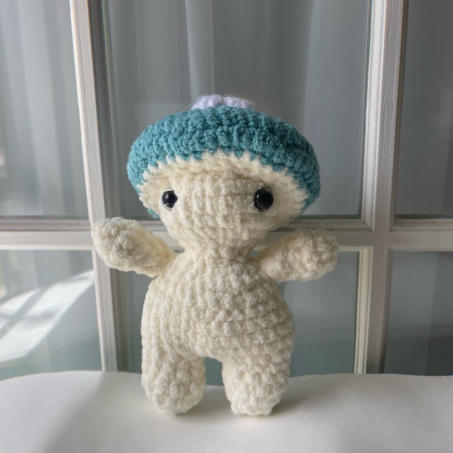 Plush Crochet Mushroom | Stars and Moon Mushroom Plushie