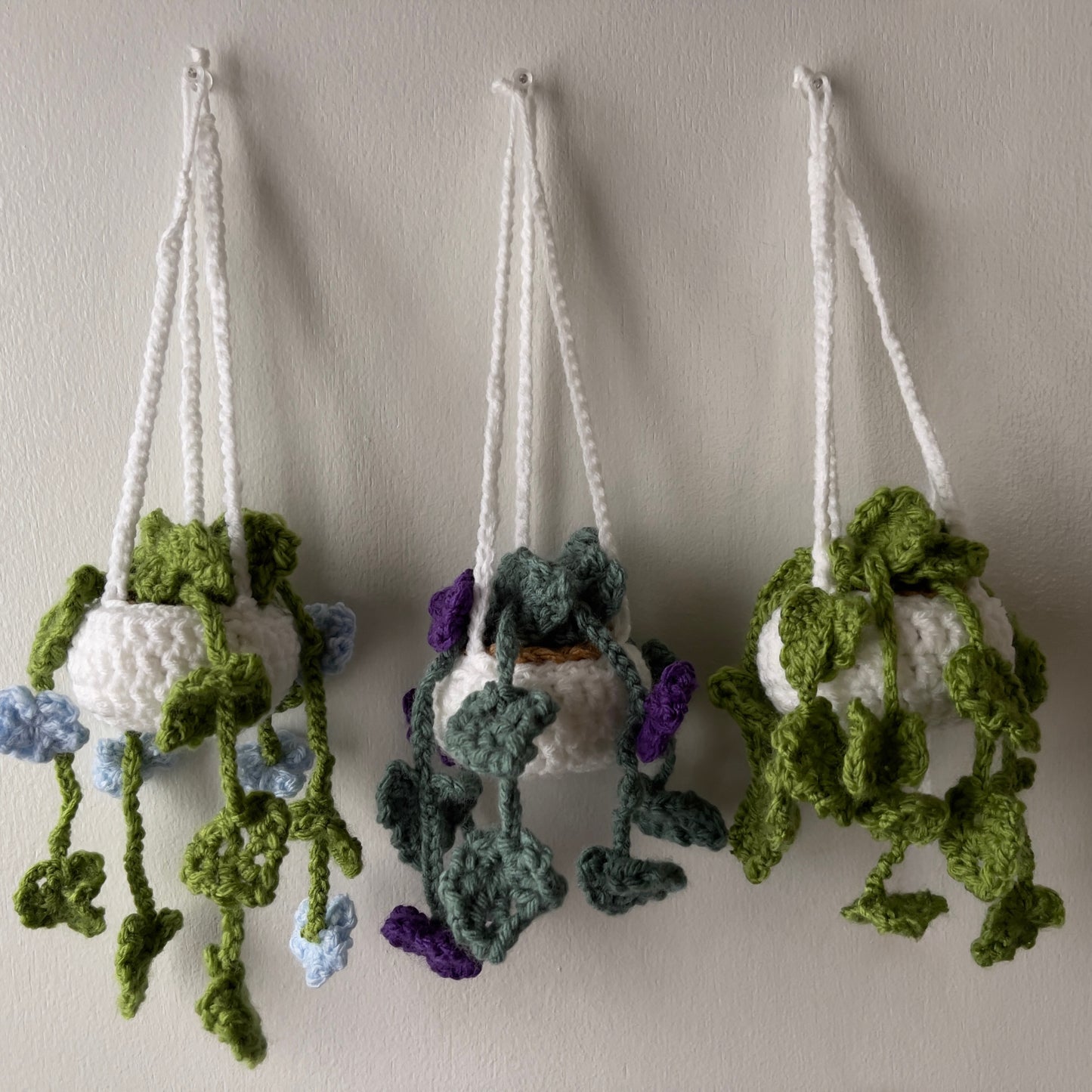 Crochet Hanging Plant | Hanging Plant Car Ornament